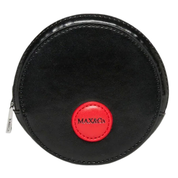 Girls Black Logo-Patch Dot Bags