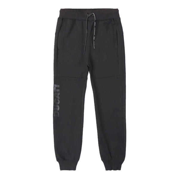 Boys Black Logo Print Jogger