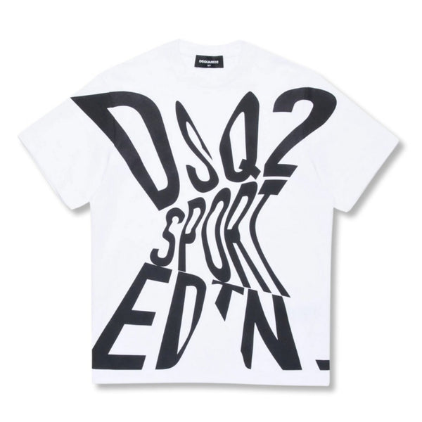 Boys White T-shirt With Mister X Print