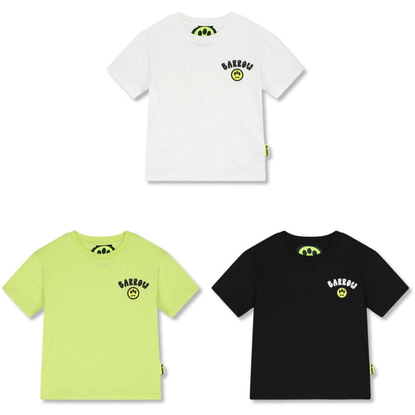 Boys White, Green & Black Logo T-Shirts ( 3-Pack )