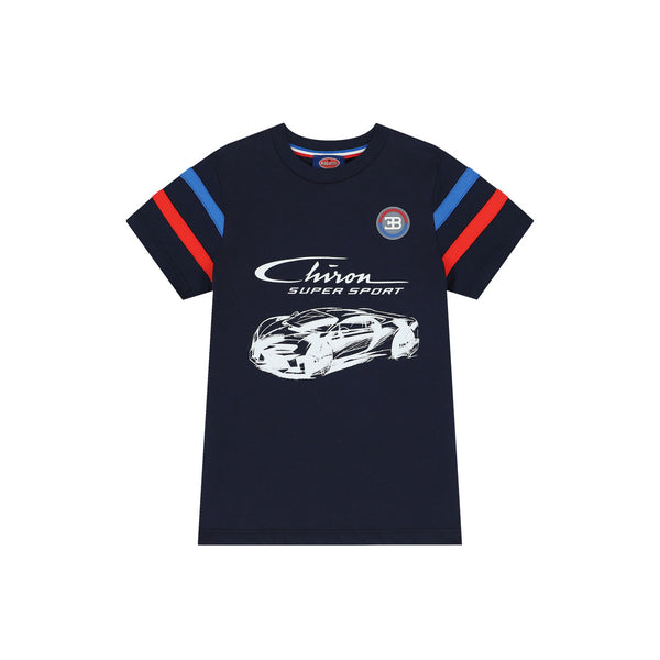 Boys Blue Sports Car Print T-Shirt