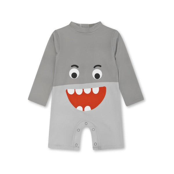 Baby Boys Shark Face Swimsuits