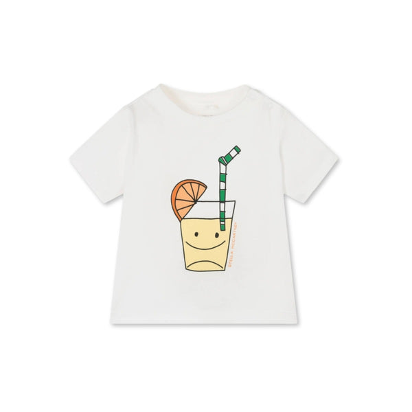 Boys Ivory Cotton Lemonade T-Shirt