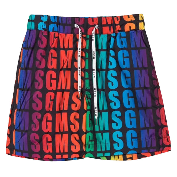 Logo Print Drawstring Shorts