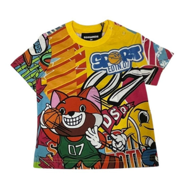 Kids Graphic Print Cotton T-Shirt