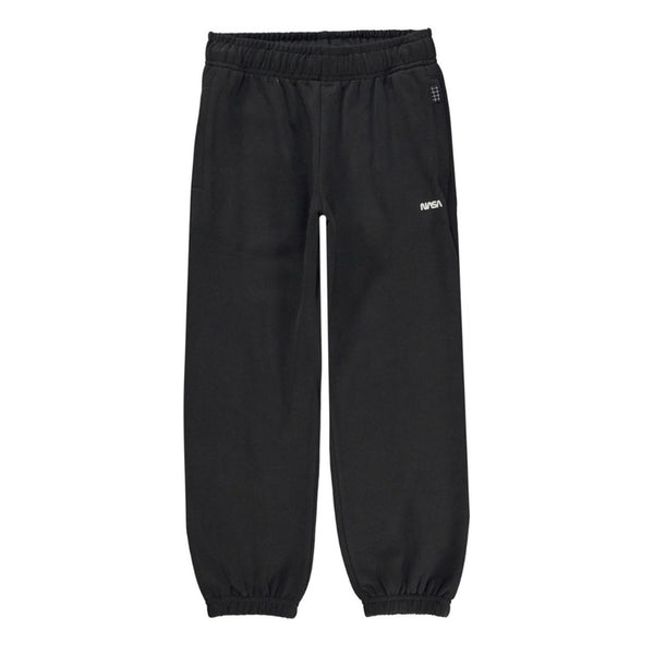Boys Black Nasa Logo Jogger