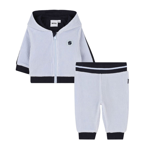 Baby Boys Light Blue Logo Tracksuit