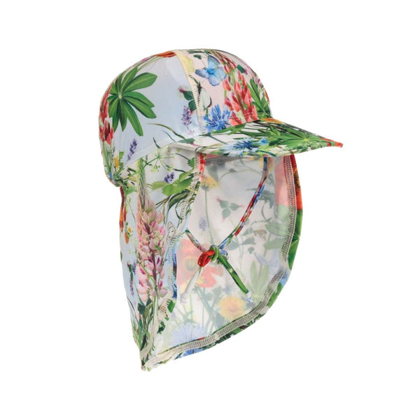 Green Floral Sun Hat (UPF 50+)
