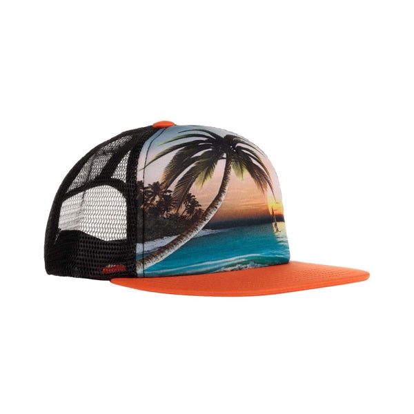 Boys Orange Palm Tree Cap