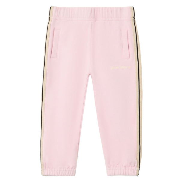 Baby Girls Pink Logo-Print Waistband Joggers
