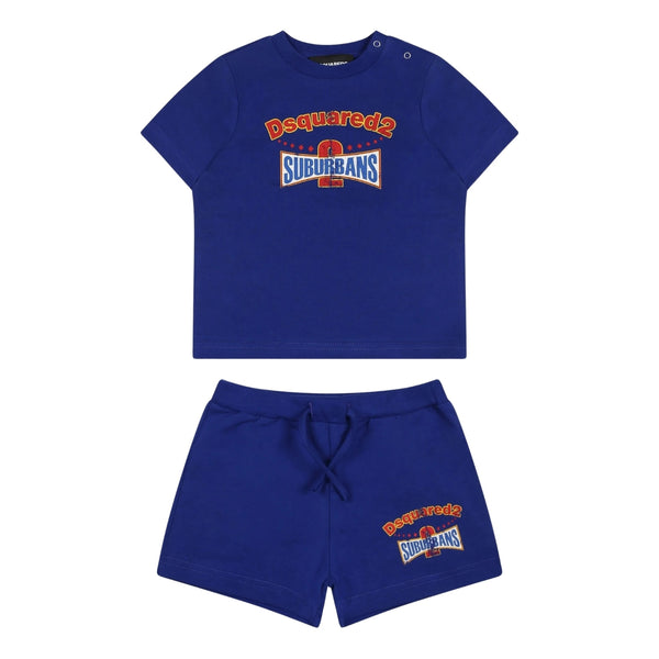 Baby Boys Blue Suburbans Shorts Set