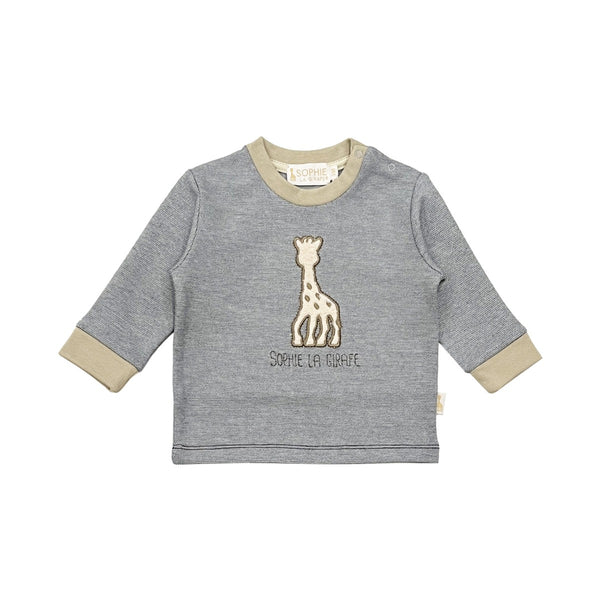Baby Boys Blue Logo-Embroidered T-Shirt