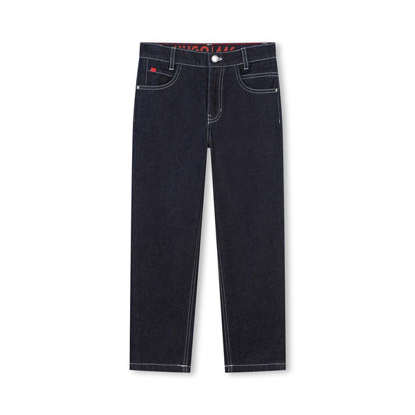 Boys Blue Denim Loose Fit Jeans