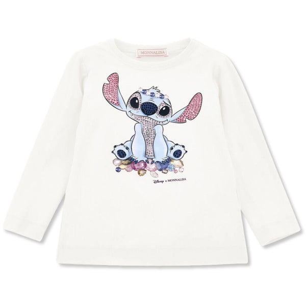 Girls White Logo-print T-Shirts