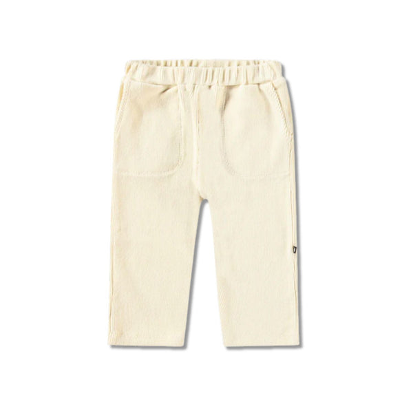 Baby Unisex Ivory Trousers With Front Pockets