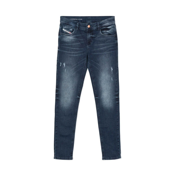 Boys Denim Blue Slandy-J Super-Skinny Jeans