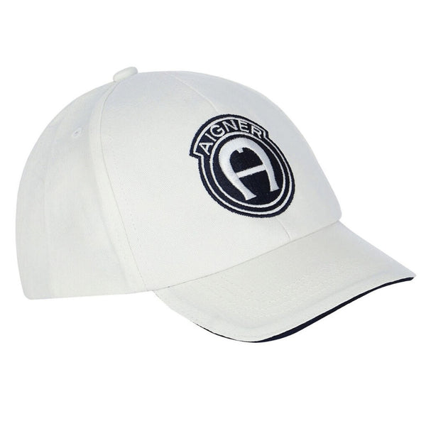 Kids White Logo Cap