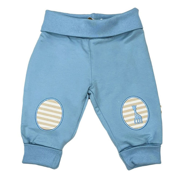 Blue Cotton Baby Joggers