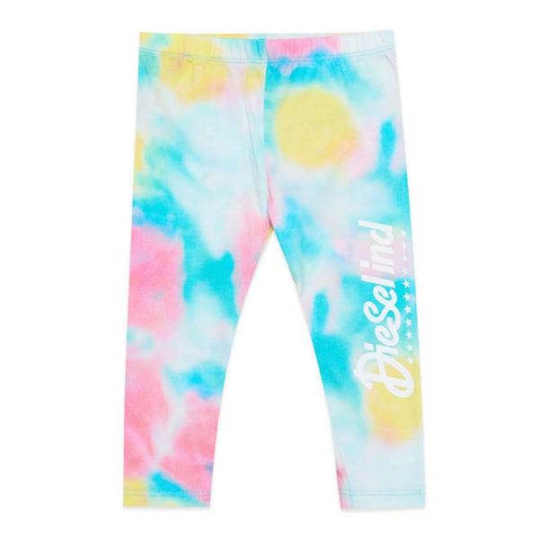 Leggings Pants With Multicolor Bubble Allover