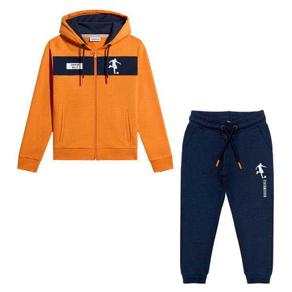 Boys Orange & Blue Tracksuit