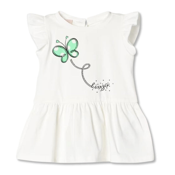 Baby Girls White Cotton Dress
