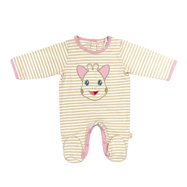 Girls Cotton Logo Romper