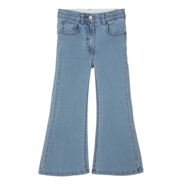 Girls Blue Denim Flare Jeans