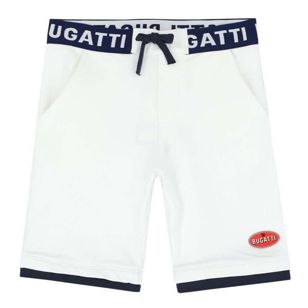 Boys White Logo Shorts