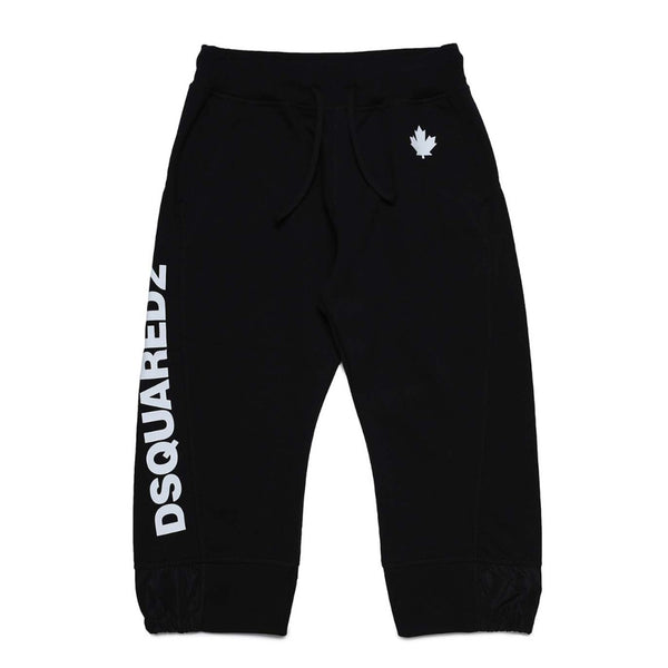 Black Logo Printed Trouser