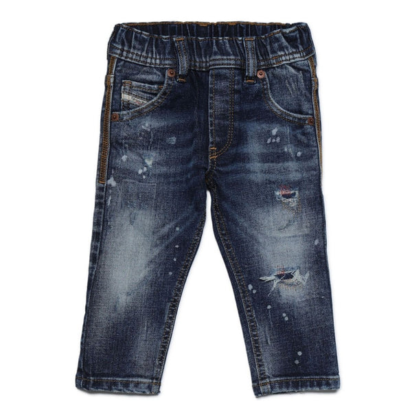 Baby Distressed Shaded Denim