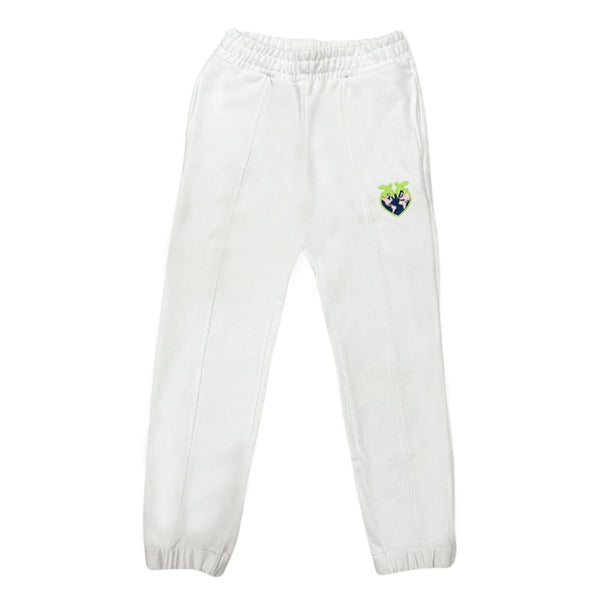Girl White Denim Jogger