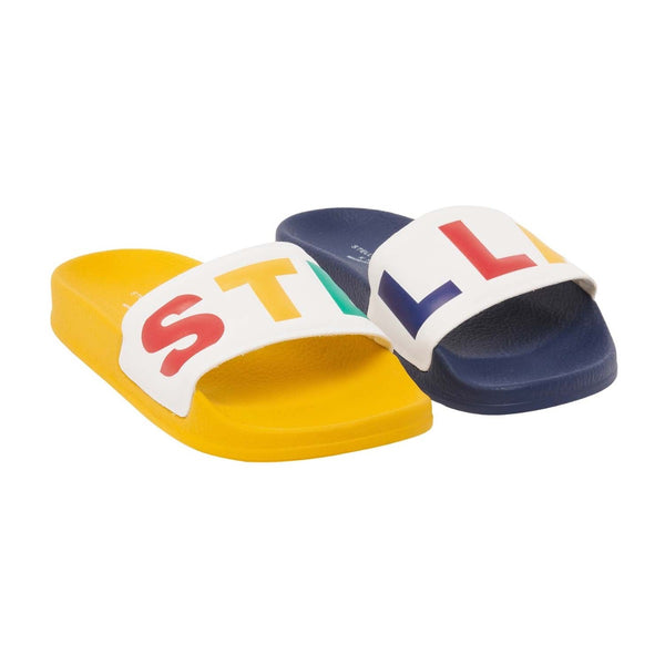 Yellow & Blue Logo Sliders
