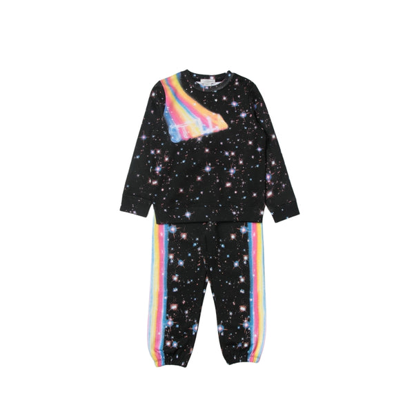 Rainbow Print Tracksuit For Girls