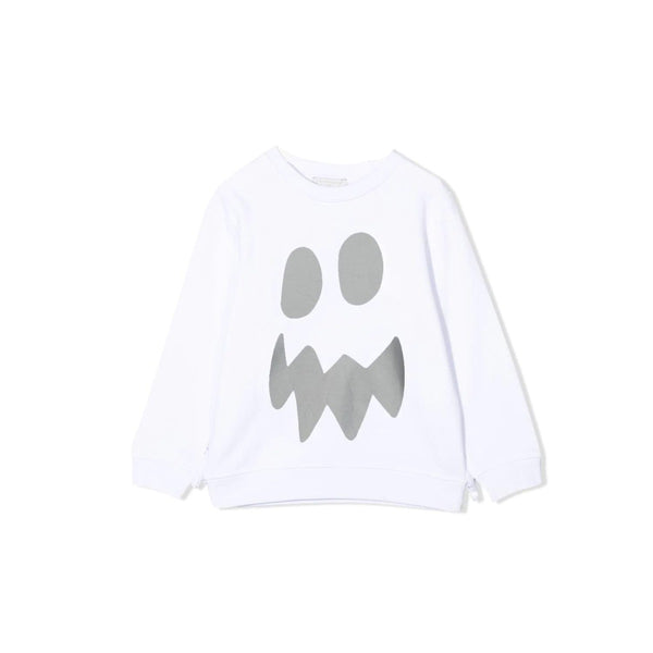 Grey Monster Print Sweatshirt