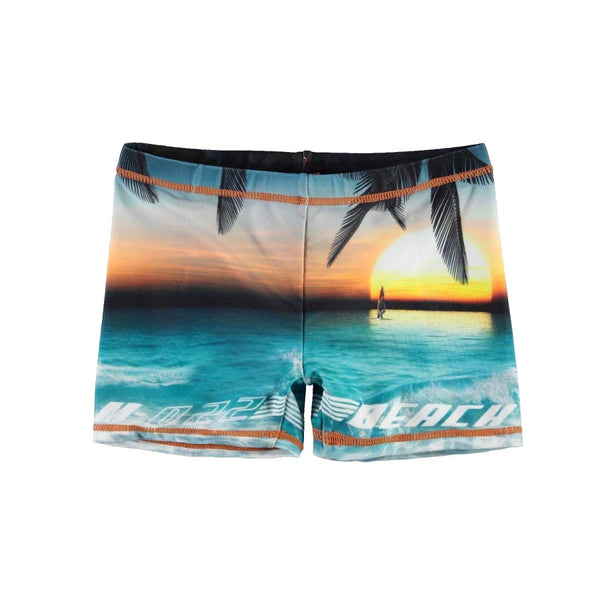 Boys Norton Placed Sunset Trunks