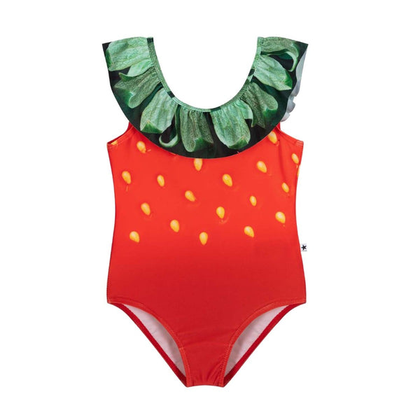 Girls Strawberry Swimsuit (UPF 50+)