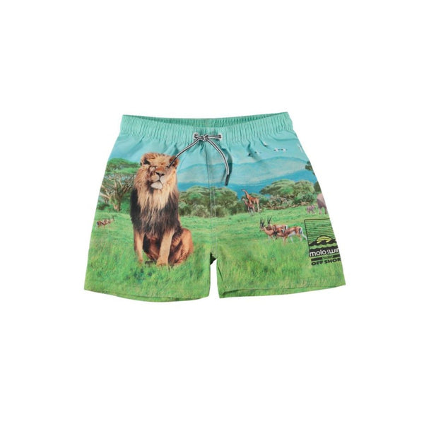 Forest Print Unisex Swim Boxer