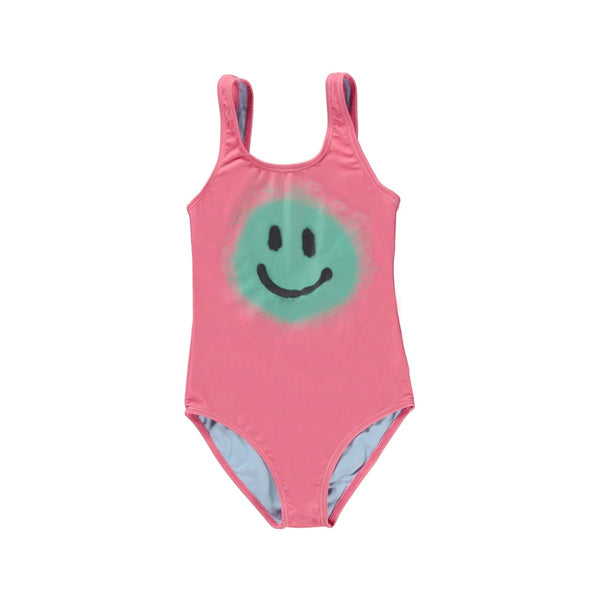 Pink Smiley Swimsuit