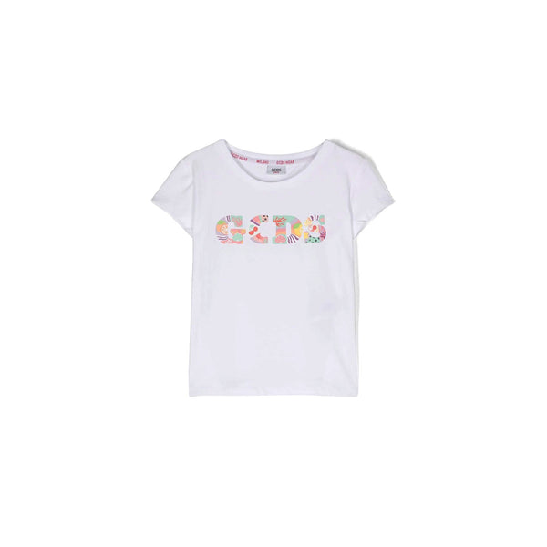 GCDS Kids Logo-Print Short-Sleeve T-Shirt
