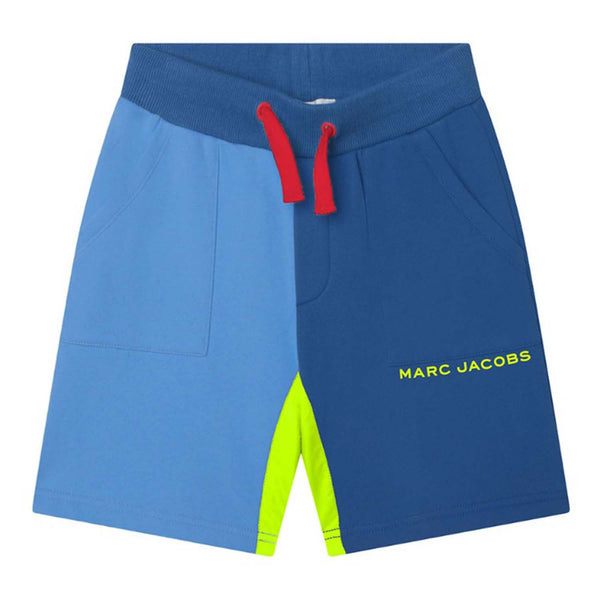 Boys Blue Logo Contrast Shorts