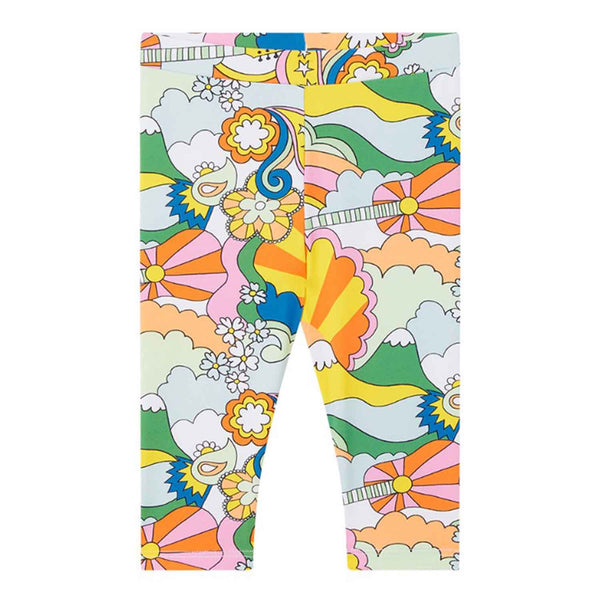 Stella Graphic-Print Straight-Leg Leggings