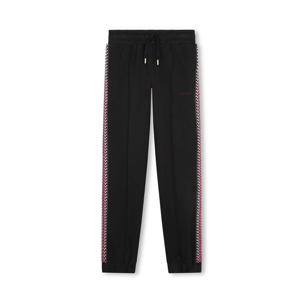 Unisex Black Milano Jersey Trousers