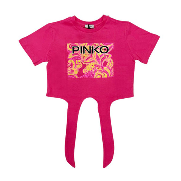 Girl Pink Cotton T-Shirt