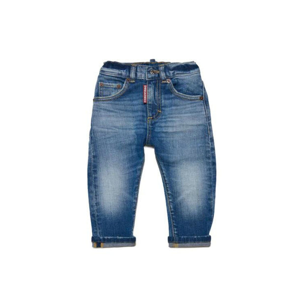Baby Unisex Denim Blue Shaded Jeans