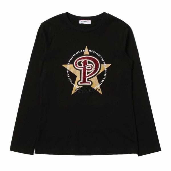 Girls Embroidered Pinko Up T-shirt