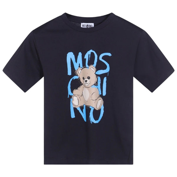 Unisex Black Graphic-Print T-Shirts