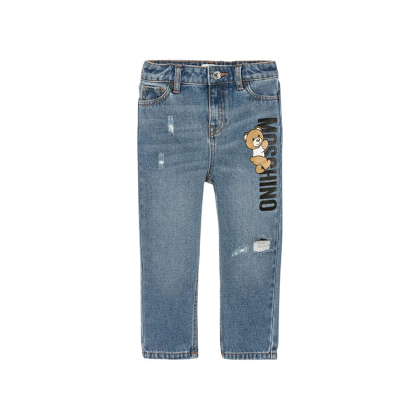 Blue Teddy Bear Denim Jeans