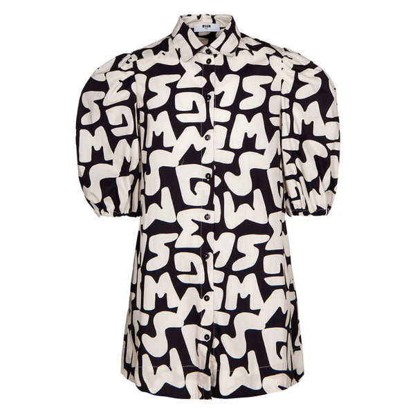 Girl Vestito Popeline Logo Shirt Dress