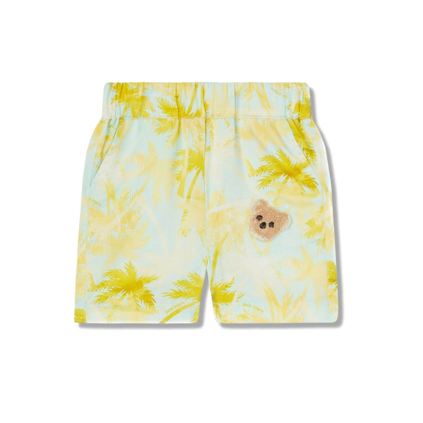 Baby Boys Yellow Palm Tree-Print Shorts