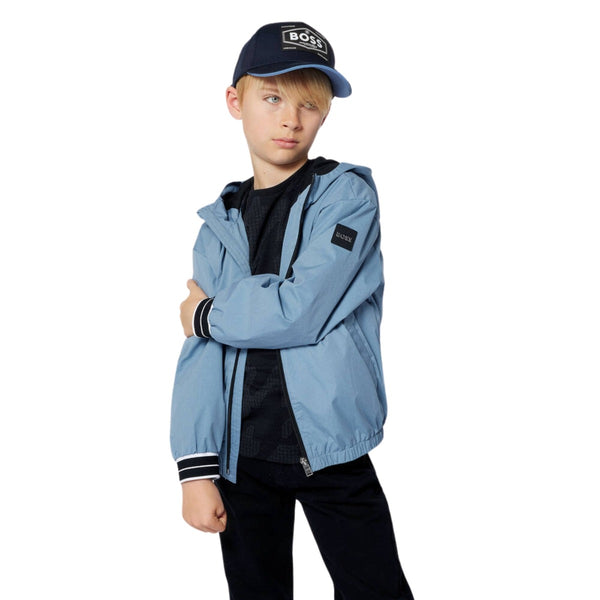 Boys Blue Windbreaker Jacket